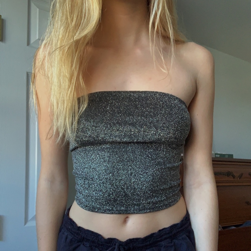 SOLD *** Urban Outfitters Glitter Tupe Top